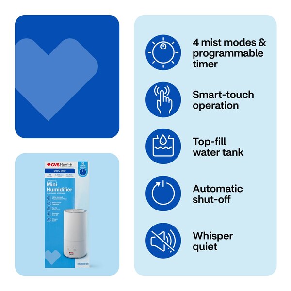 CVS Health Mini Top Fill Humidifier