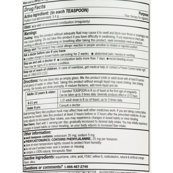 CVS Health Natural Daily Fiber Supplement