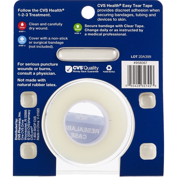 CVS Health Breathable Clear Tape Roll
