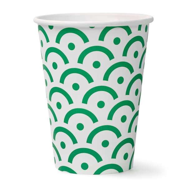 Total Home Earth Essentials Compostable Hot Cups, 18 ct, 12 oz