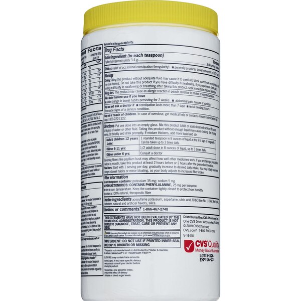CVS Health Natural Daily Fiber Supplement