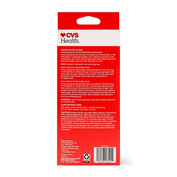 CVS Health Instant Reusable Hot & Cold Gel Pack
