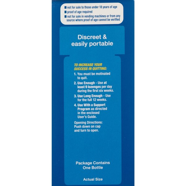 CVS Health Nicotine Lozenge 2mg, Coated Ice Mint, 20 CT