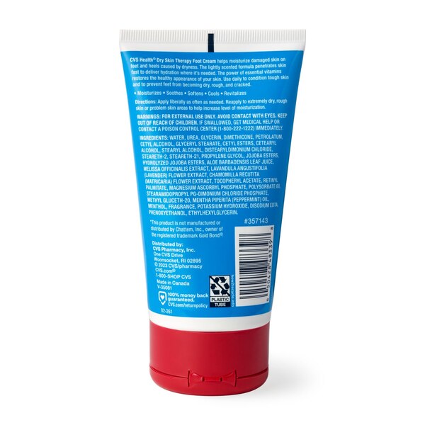 CVS Dry Skin Therapy Foot Cream, 4OZ