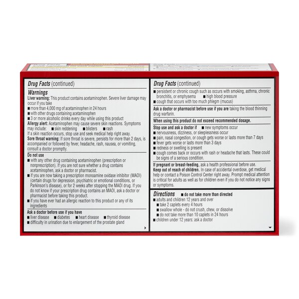 CVS Health Non Drowsy Sever Cold & Flu Relief Caplets, 24 CT