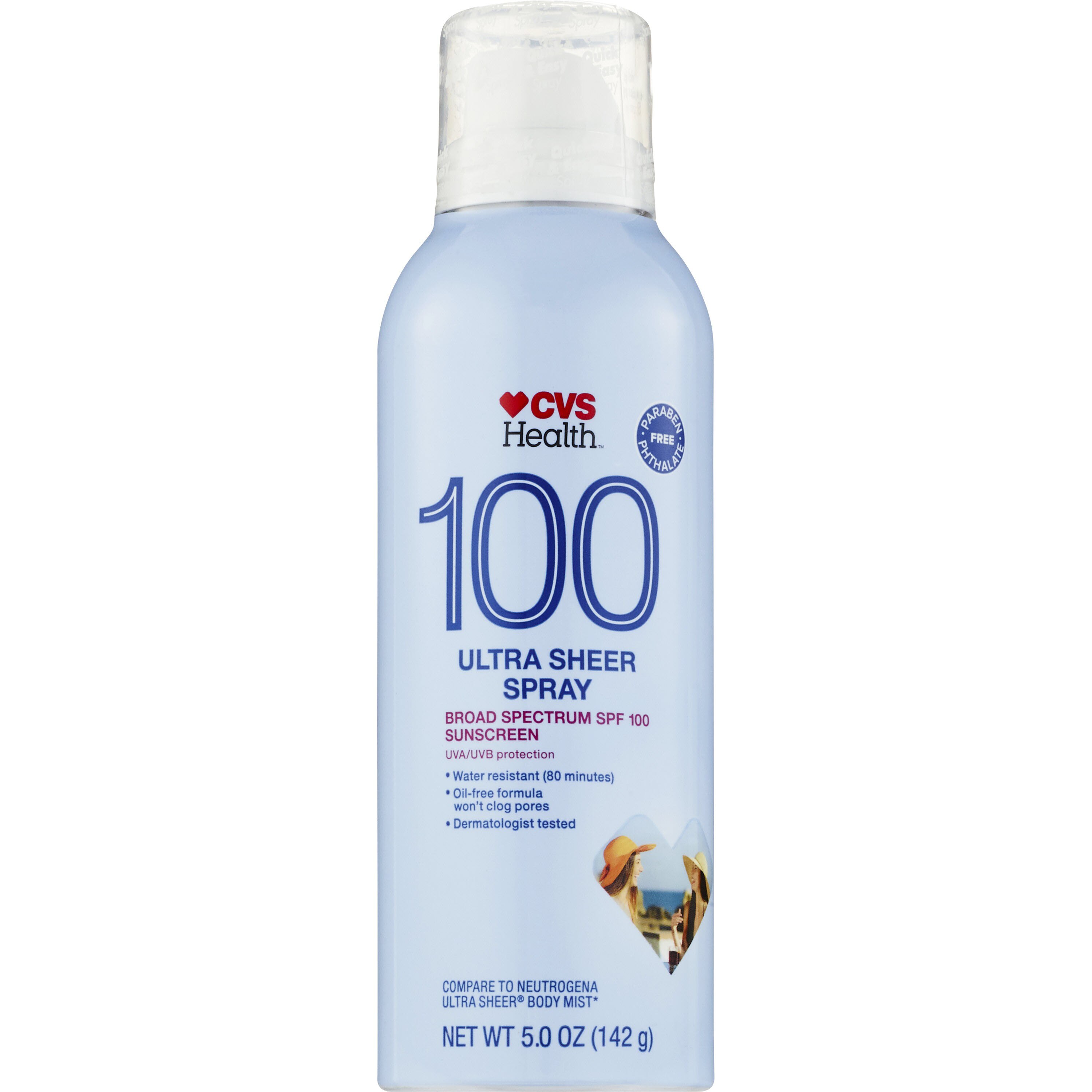 CVS Health - Protector solar ultratransparente en spray, 5 oz