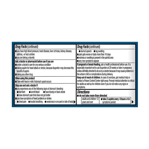 CVS Health Dual Action Pain Reliever, Acetaminophen and Ibuprofen Tablets, 36 CT 