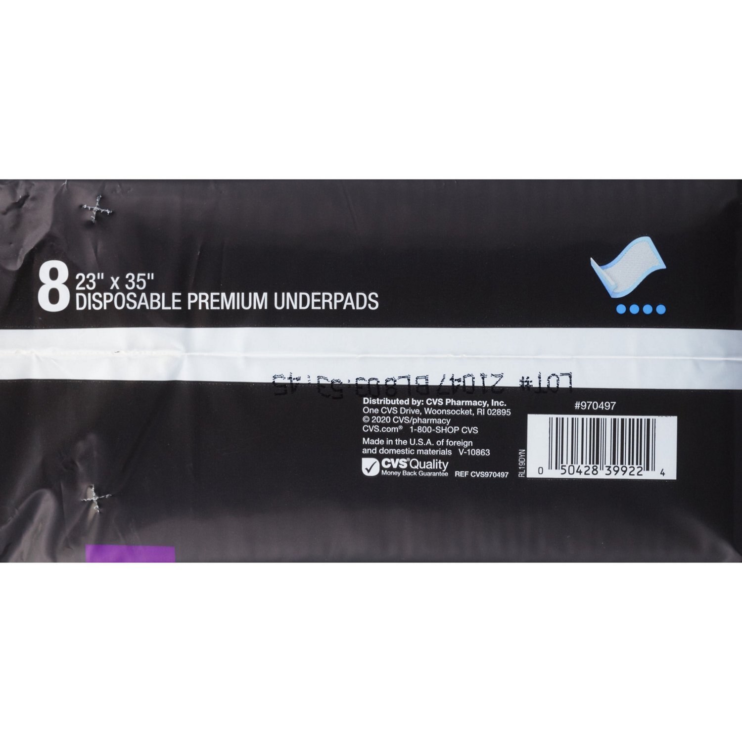 CVS Premium Underpads image.