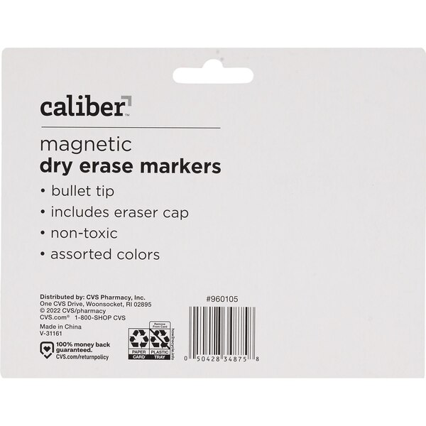 Caliber Magnetic Dry Erase Markers
