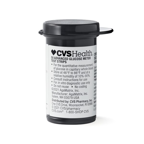 CVS Health Advanced Glucose Meter Test Strips
