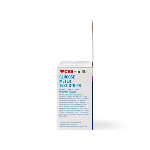 CVS Health Advanced Glucose Meter Test Strips