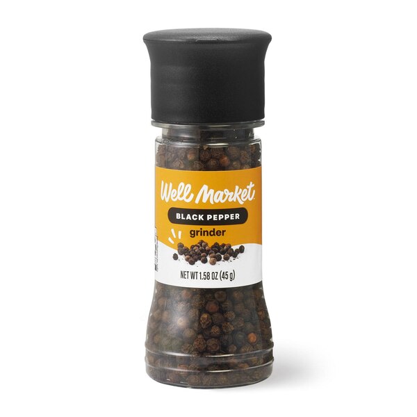 Well Market, Black Peppercorn Grinder, 2.3 oz