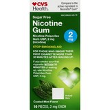 CVS Health Sugar Free Nicotine Gum, Mint, thumbnail image