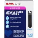 CVS Health Advanced Glucose Meter Test Strips, thumbnail image