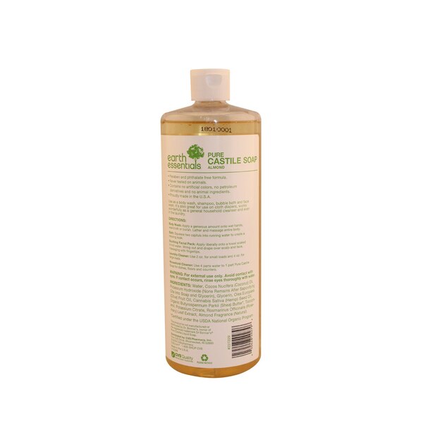 Earth's Essentials Castile Soap, 32 OZ