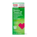 CVS Health Maximum Strength Non Drowsy Severe Tussin CF Cough & Cold Liquid, thumbnail image