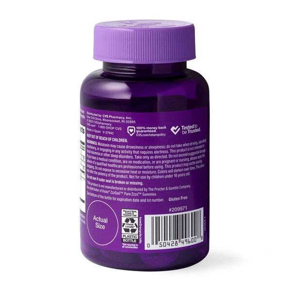 CVS Health Triple Action Melatonin Gummies, 42 CT