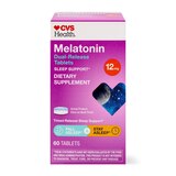 CVS Health Bi-Layer Melatonin 12mg Tablets, 60 CT, thumbnail image