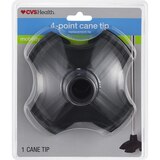 CVS Health 4 Point Quad Support Cane Tip, thumbnail image