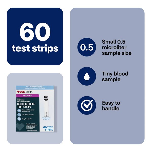 CVS Health True Metrix Blood Glucose Test Strips