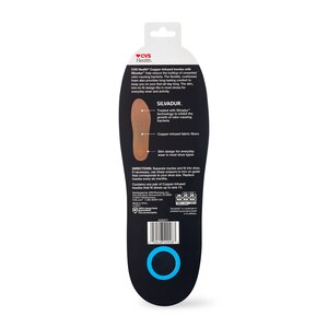 CVS Health Men's Copper Foam Insoles, Sizes 7-13, 1 Pair