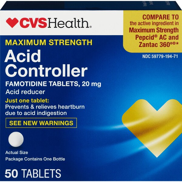 CVS Health Maximum Strength Acid Controller Tablets