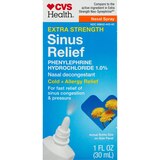 CVS Health Extra Strength Sinus Relief Nasal Spray Phenylephrine 1.0%, 1 OZ , thumbnail image