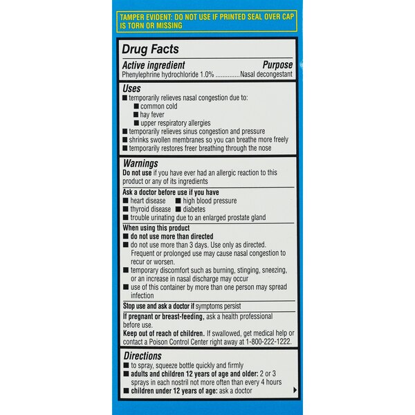 CVS Health Extra Strength Sinus Relief Nasal Spray Phenylephrine 1.0%, 1 OZ 