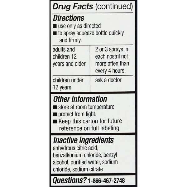 CVS Health Extra Strength Sinus Relief Nasal Spray Phenylephrine 1.0%, 1 OZ 