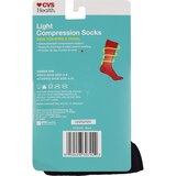 CVS Health Light Compression Socks Over-The-Calf Unisex, 1 Pair, thumbnail image