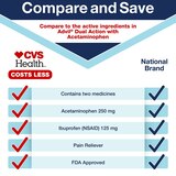 CVS Health Dual-Action Acetaminophen and Ibuprofen Capsules, 72 CT, thumbnail image