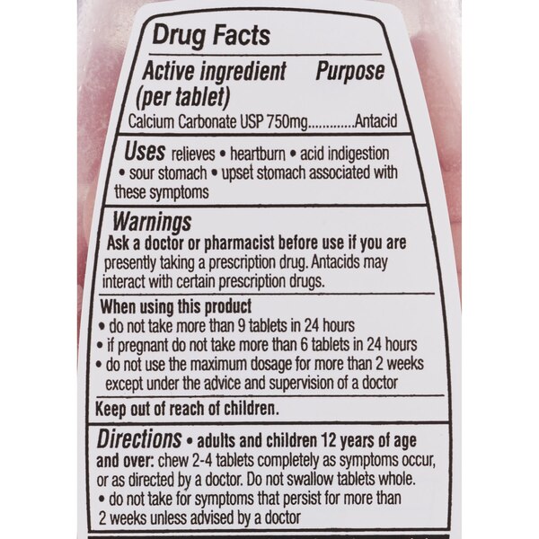 CVS Health Extra Strength Sugar Free Antacid Tablets