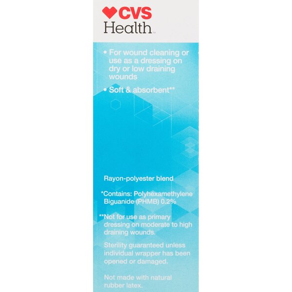 CVS Health Sterile Antibacterial Gauze Pads