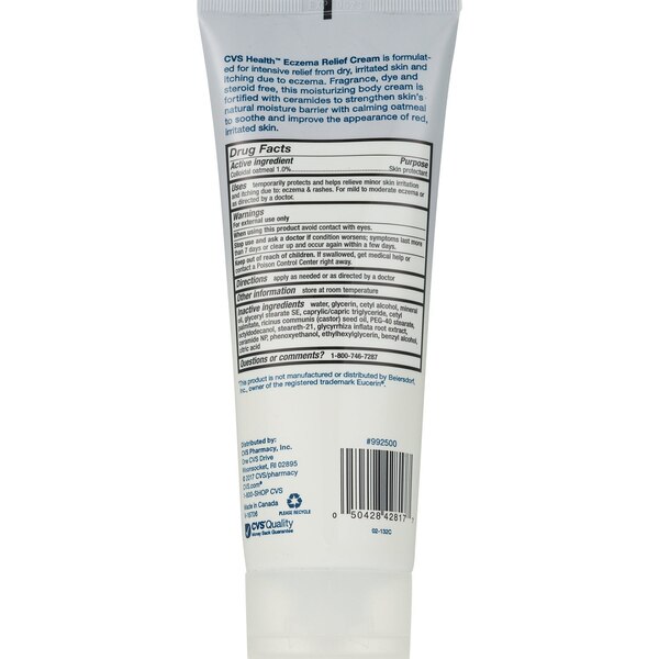 CVS Health Eczema Relief Cream, 8 OZ
