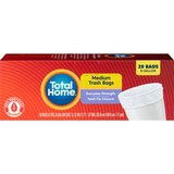 Total Home Small Trash Liners, 8 Gallon, White, 20 ct, thumbnail image 2 of 7
