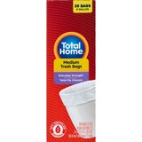 Total Home Small Trash Liners, 8 Gallon, White, 20 ct, thumbnail image
