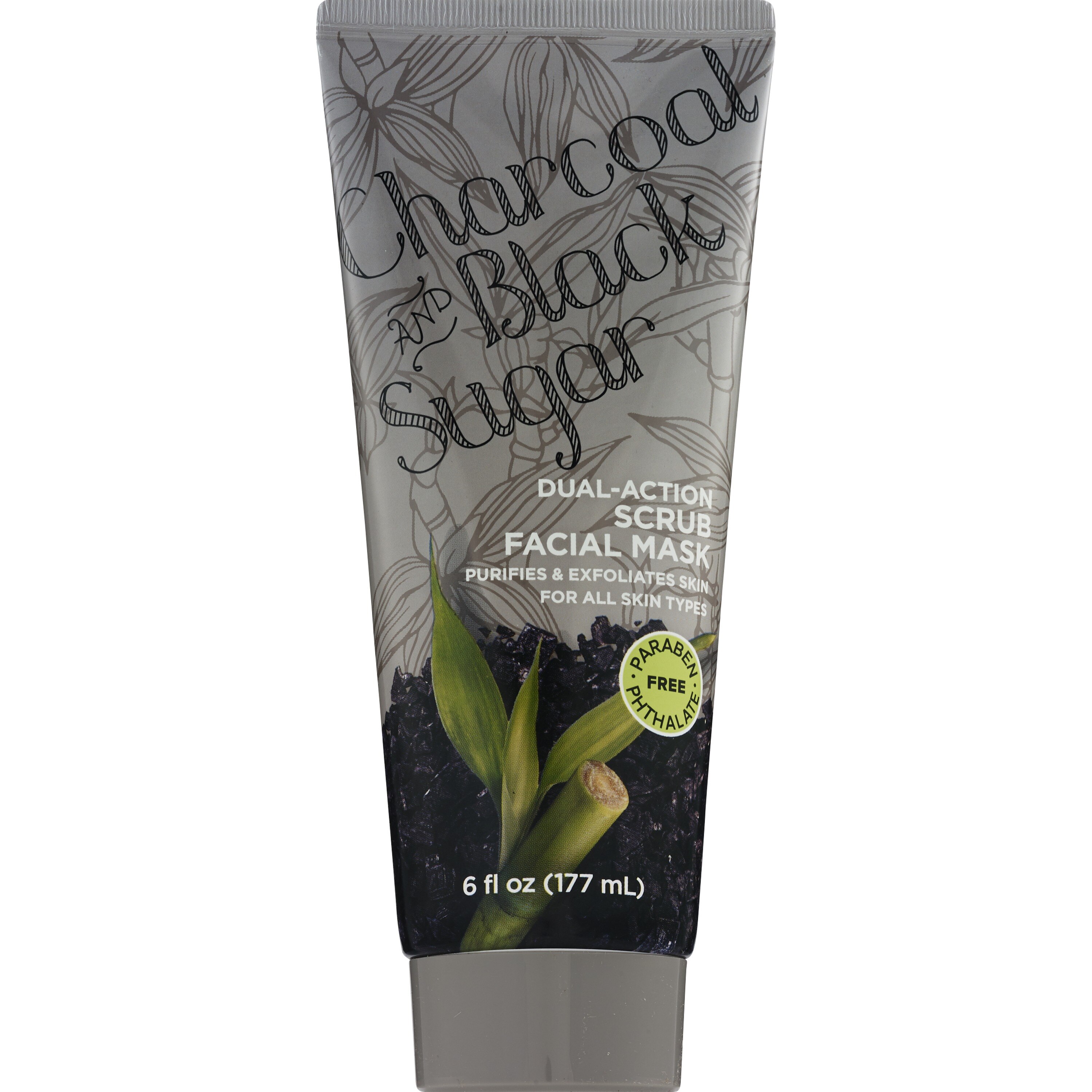 Charcoal And Black Sugar Dual Action Scrub Facial Mask