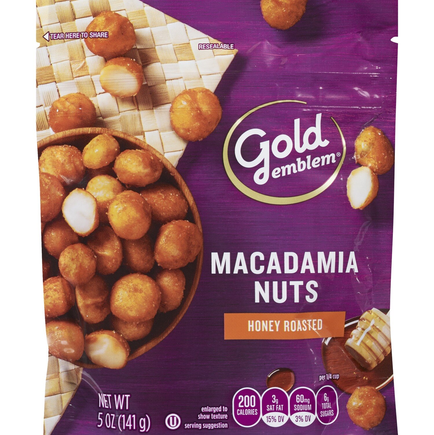 Gold Emblem Honey Roasted Macadamia Nuts, 5 OZ Pick Up In Store TODAY