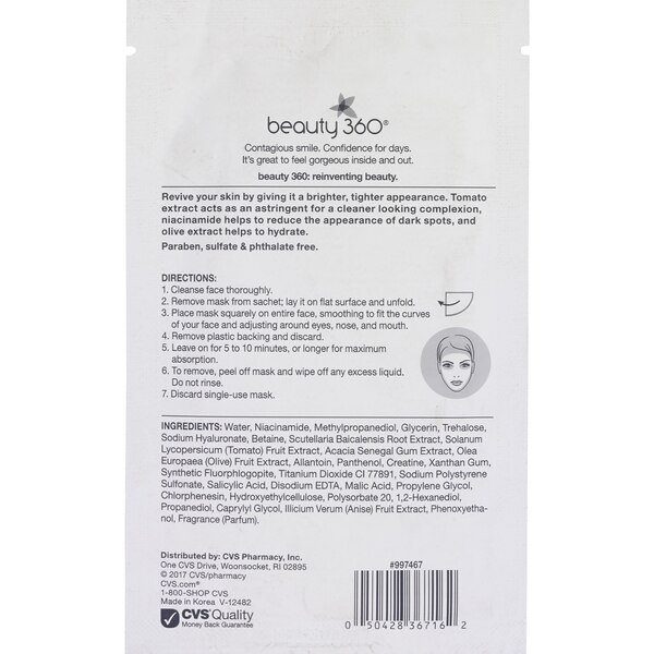 Beauty 360 Hydrating Purifying Tissue - Mascarilla facial hidratante