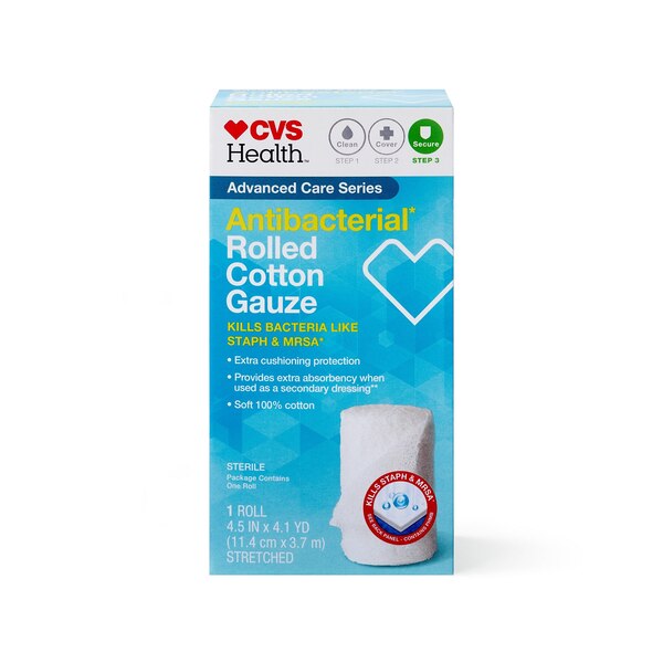 CVS Health - Rollo de venda esterilizada antibacteriana