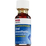 CVS Health Oral Anesthetic, Benzocaine 20% Maximum Strength Pain Relieving Liquid, thumbnail image