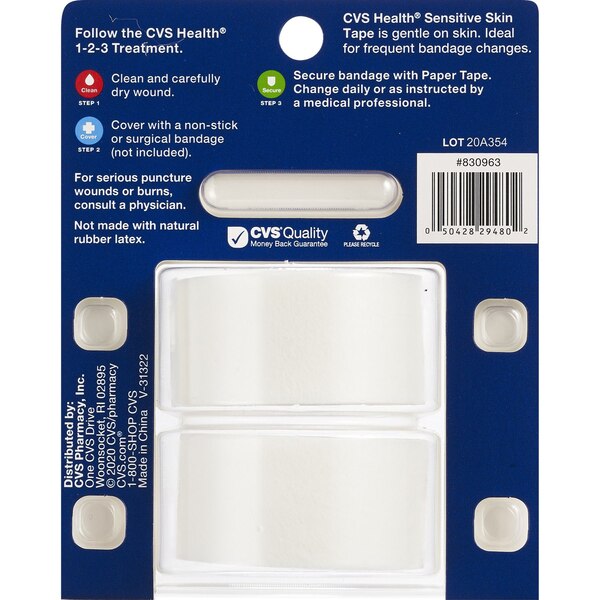 CVS Health Sensitive Skin Gentle Paper Tape