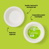 Total Home Earth Essentials Compostable Bowl, 20 ct, 12 oz, thumbnail image