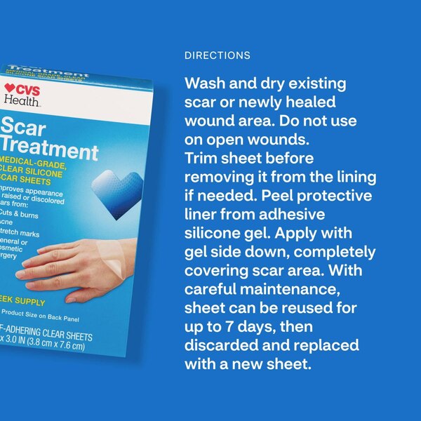 CVS Health Silicone Scar Treatment Sheet