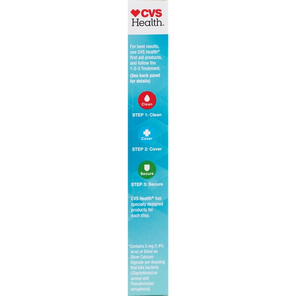 CVS Health Sterile Antimicrobial Silver Alginate Dressings
