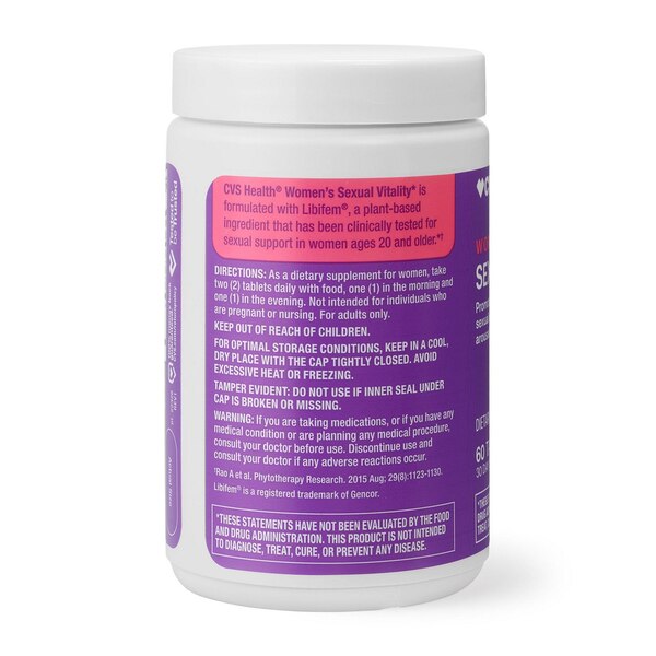 CVS Health Women's Sexual Vitality*, 60 CT