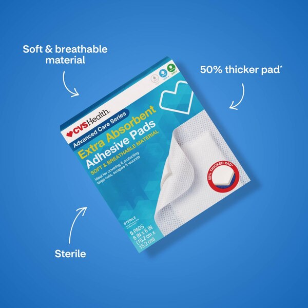 CVS Health Extra Absorbent Adhesive Pads