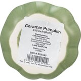 Fall Fest Ceramic Pumpkin, 3.15 in, thumbnail image