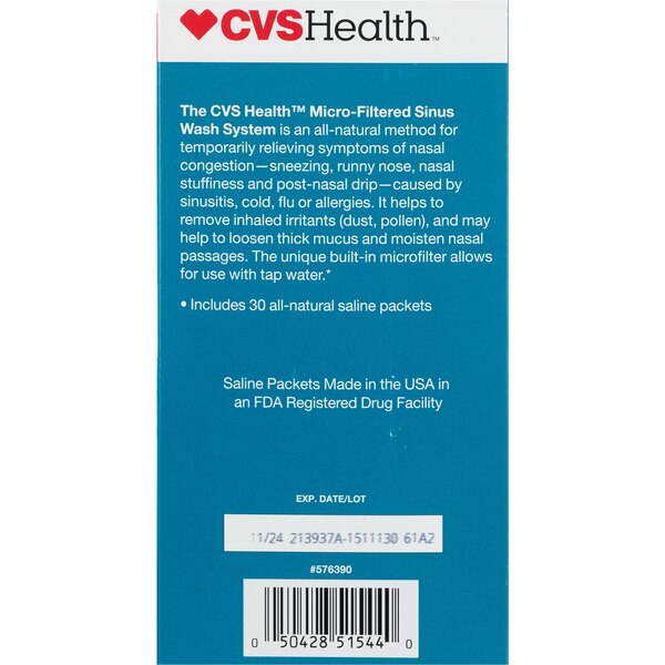 CVS Health Instant Relief Micro-Filtered Sinus Wash System