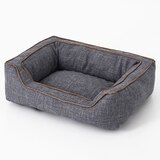 Pet Central Faux Suede Pet Bed, Assorted Styles & Sizes, thumbnail image